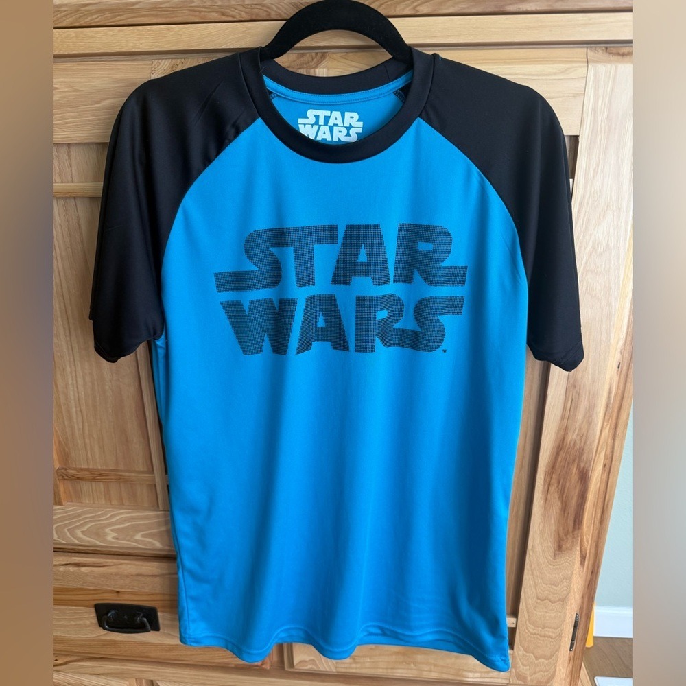 Star Wars Medium Athletic Graphic T-Shirt Blue Black